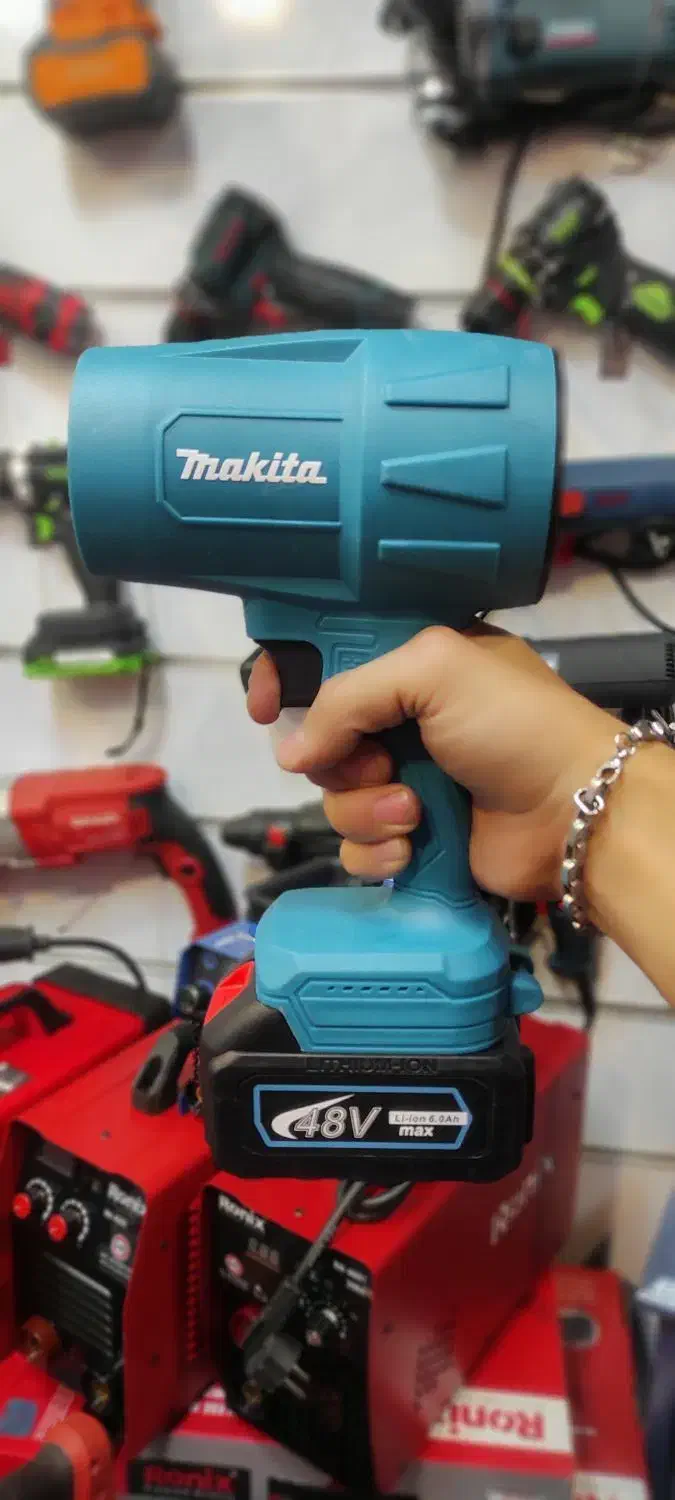 جت فن شارژی ماکیتا دو باطری۴۸ولت|ابزارآلات|مشهد, کوشش|دیوار