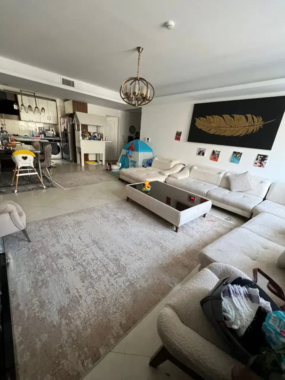 واحد ۱۰۰ متری /۲ خواب برج باغ  ازگل