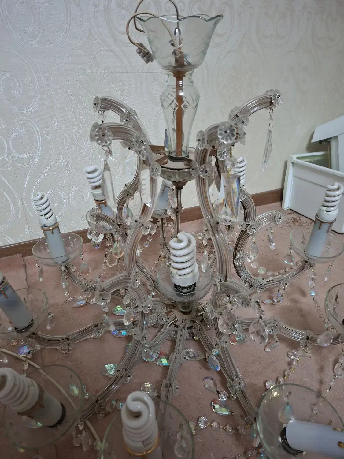 لوستر|لوستر و چراغ آویز|قزوین, |دیوار