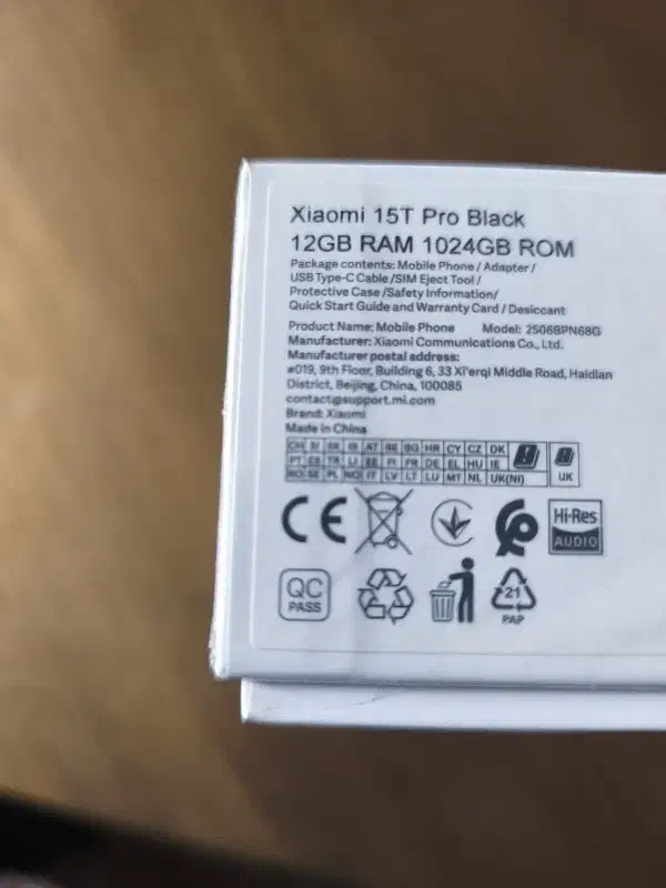 فروش گوشی Xiaomi 15T pro|موبایل|رشت, پارک شهر|دیوار