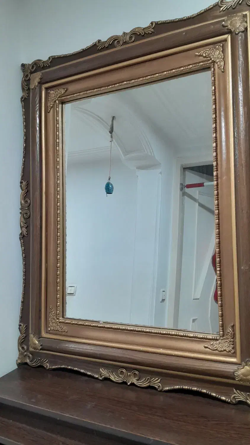 اینه با قاب سلطنتی نو قاب  ۱۰۰ در ۸۰|آینه|شیراز, قدوسی شرقی|دیوار