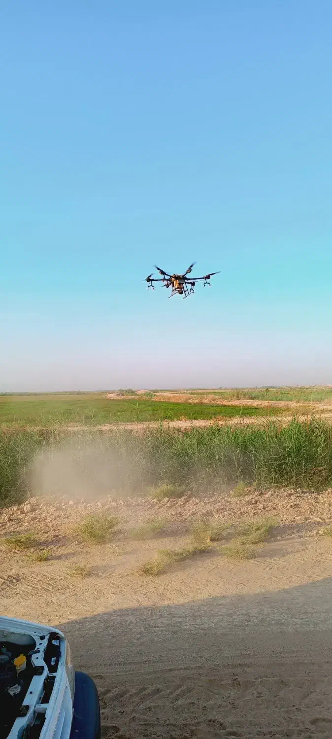 سمپاشی هوایی با پهپاد|خدمات باغبانی و درختکاری|شوشتر, |دیوار