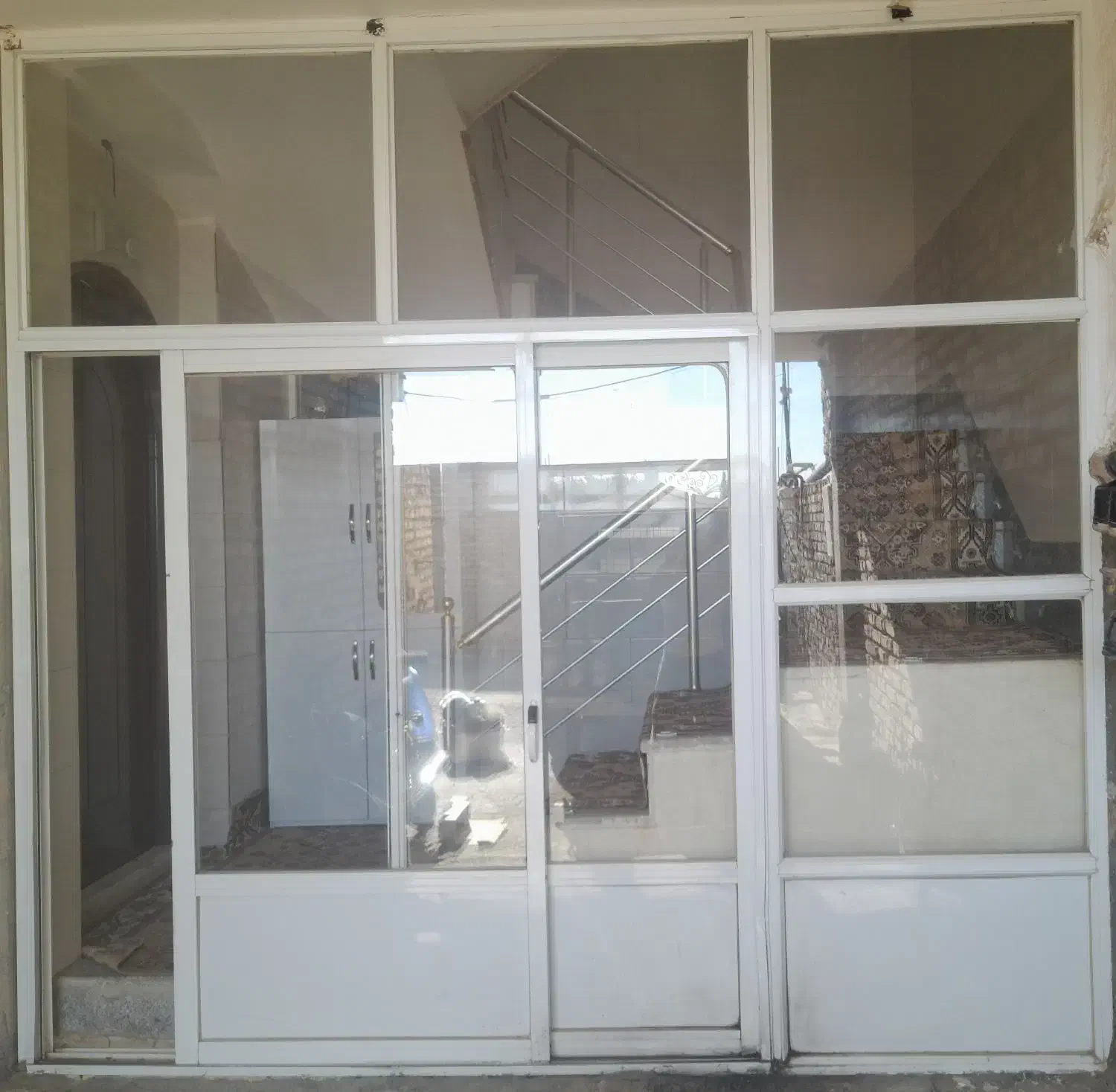 درب آلومینیم ریلی کاملاسالم|مصالح و تجهیزات ساختمان|زیباشهر, |دیوار