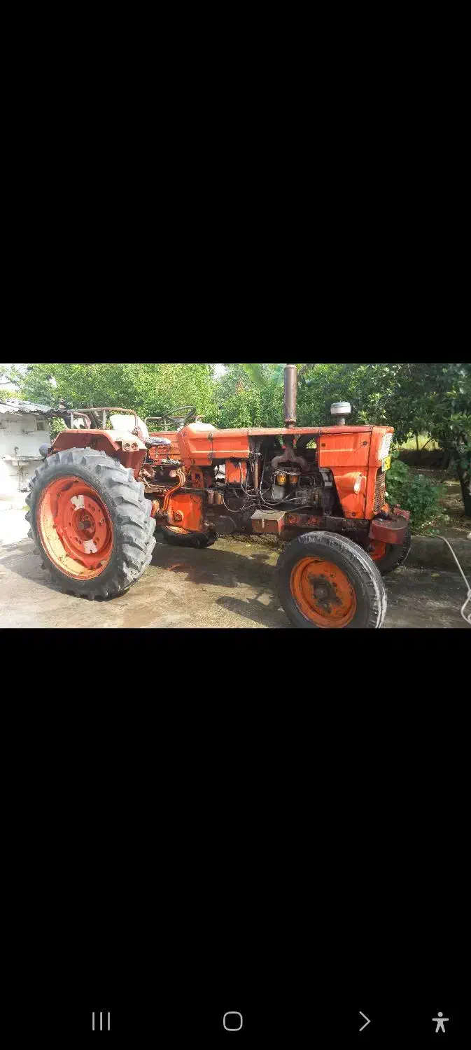 تراکتور رومانی با ادوات|خودرو سنگین|مزرعه کتول, |دیوار