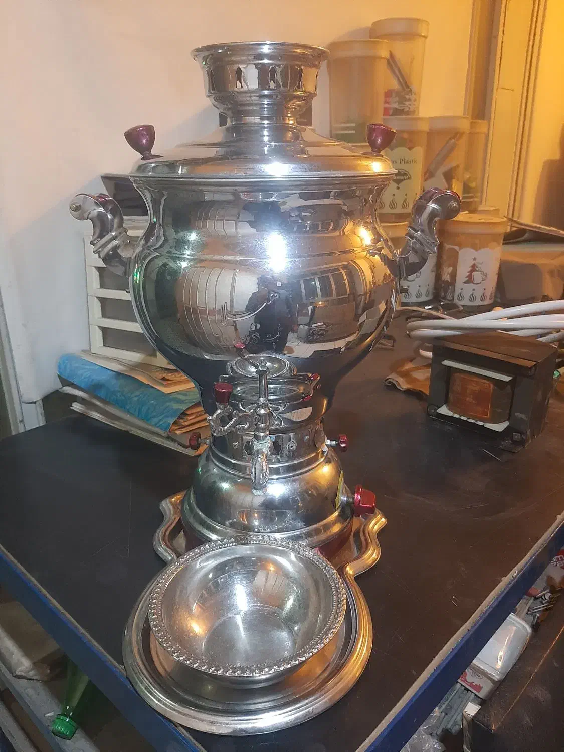 سماور ۵ لیتری|سماور، چای‌ساز، قهوه‌ساز|مرند, |دیوار