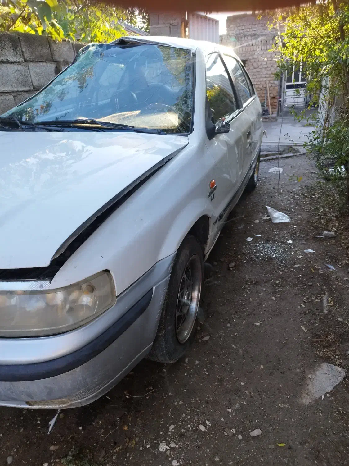 ماشین سمند تصادفی مدل ۸۷|خودرو سواری و وانت|القجر, |دیوار