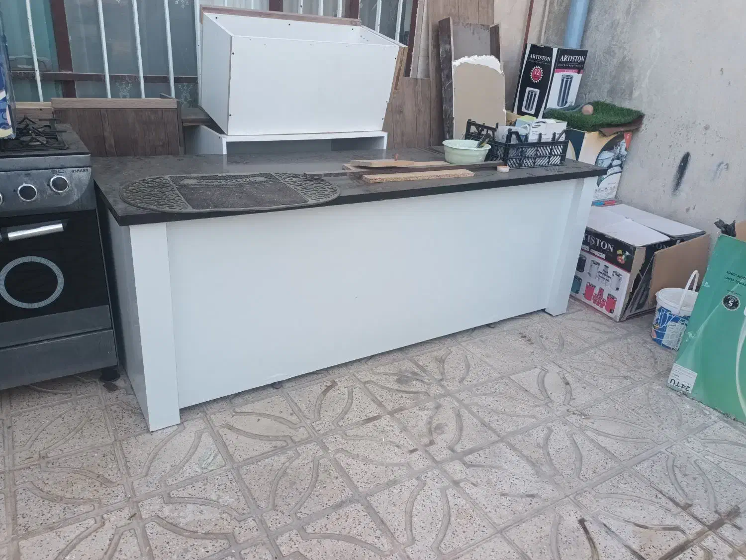 گاز فر ۵ شعله  جزیره ۲/۵ متری|اجاق گاز و لوازم برقی پخت‌وپز|چناران, |دیوار