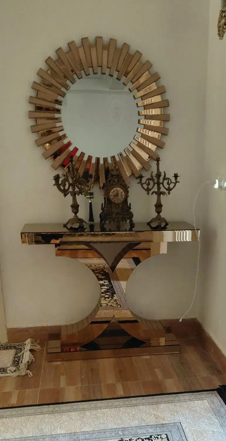 آینه کنسول|بوفه، ویترین، کنسول|مسجد سلیمان, |دیوار