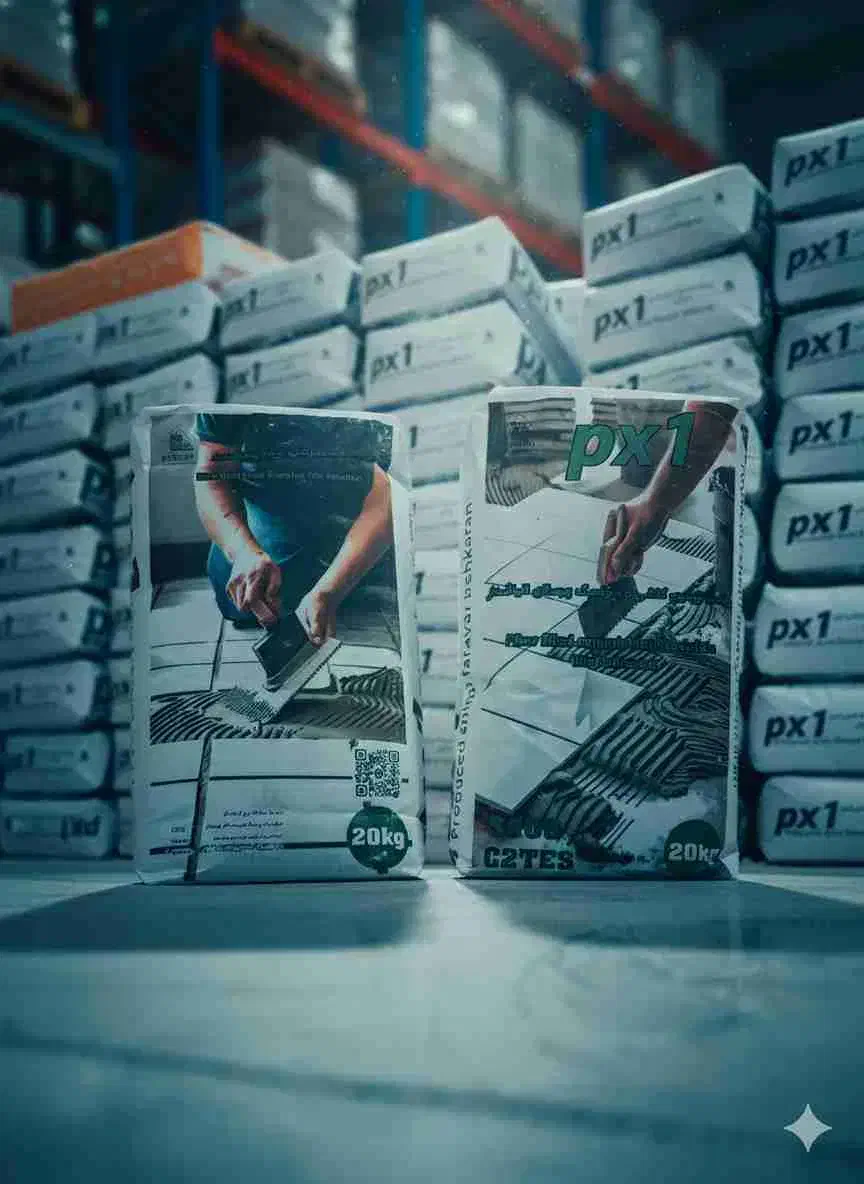 چسب پودری کاشی و سرامیک پرسلان الیافدار|مصالح و تجهیزات ساختمان|تهران, مشیریه|دیوار