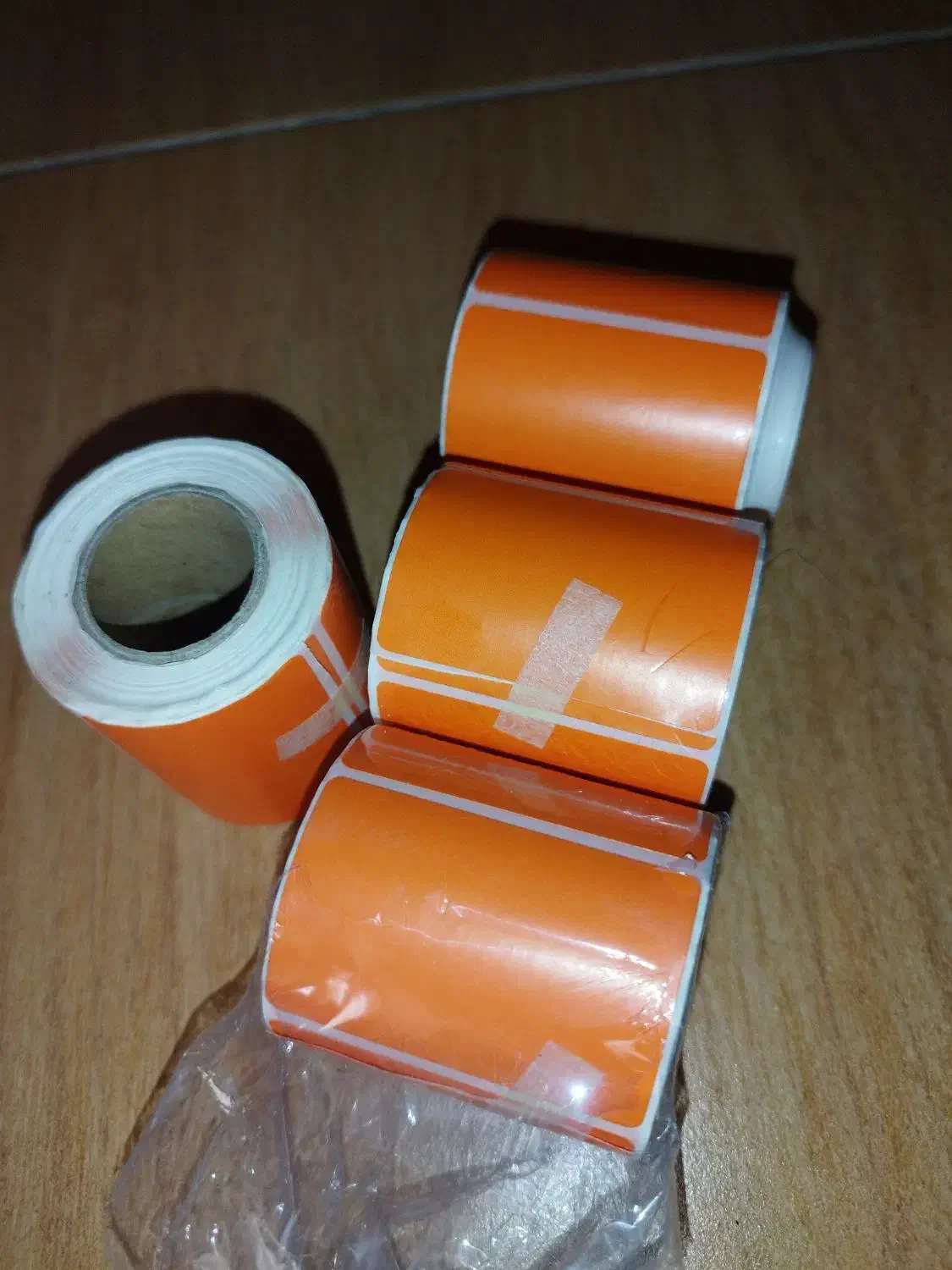 لیبل حرارتی نارنجی تک ردیف|لوازم التحریر|خرمآباد, |دیوار