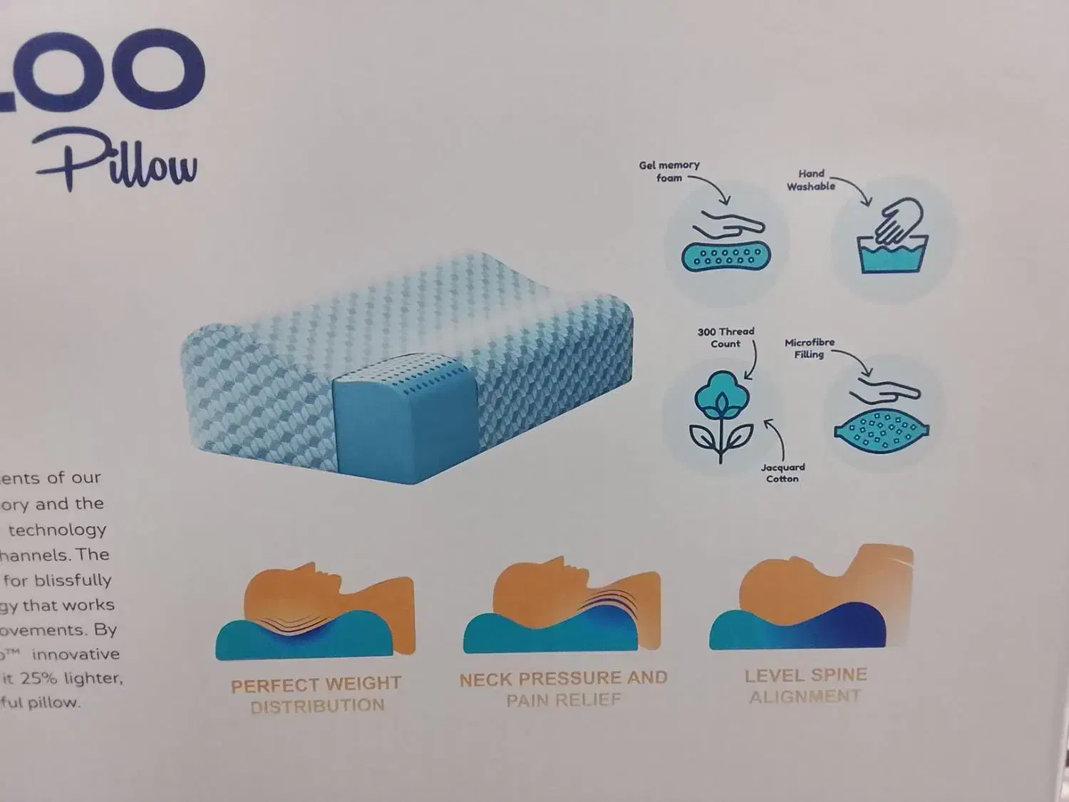 بالش طبی بزرگ موج دار  xl مموری فوم هوشمند آلمانی|رختخواب، بالش، پتو|لواسان, |دیوار