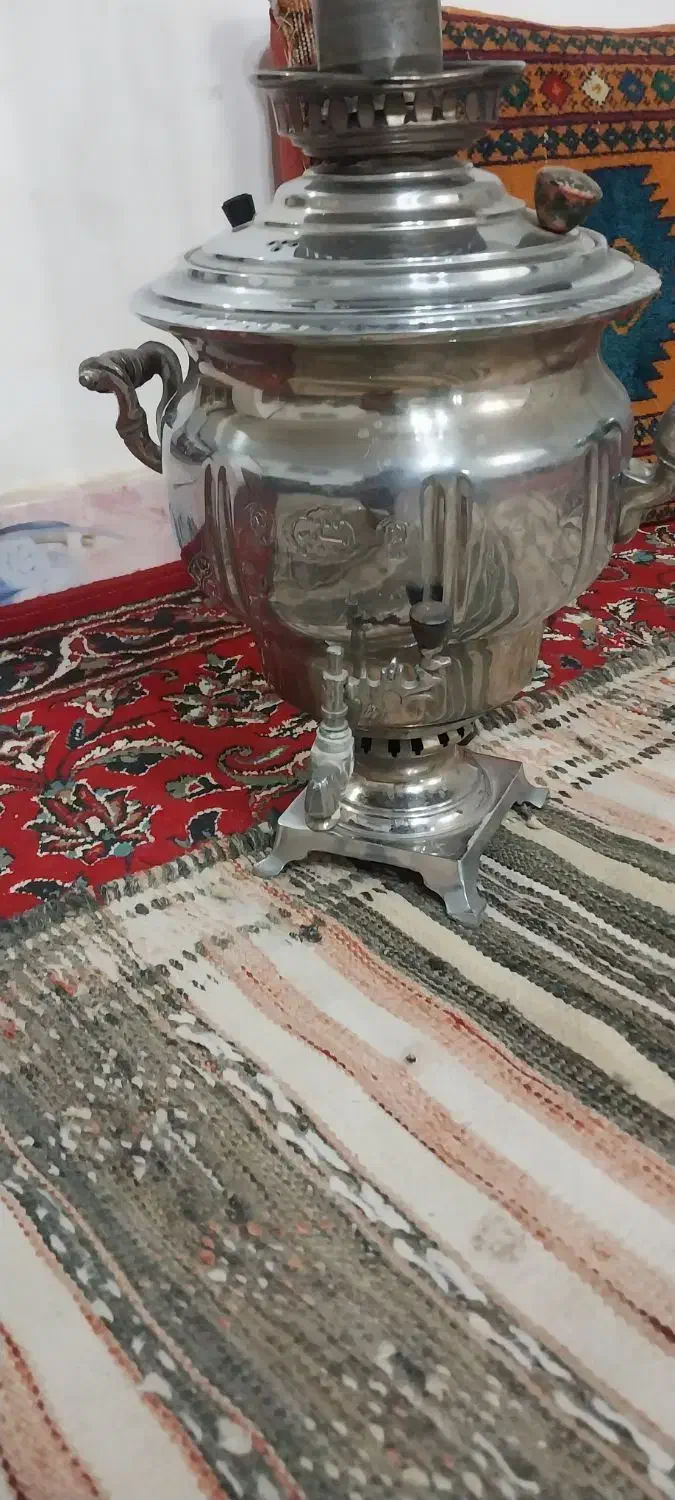 سماور زغالی 6 لیتری|سماور، چای‌ساز، قهوه‌ساز|تربت‌حیدریه, منظر|دیوار