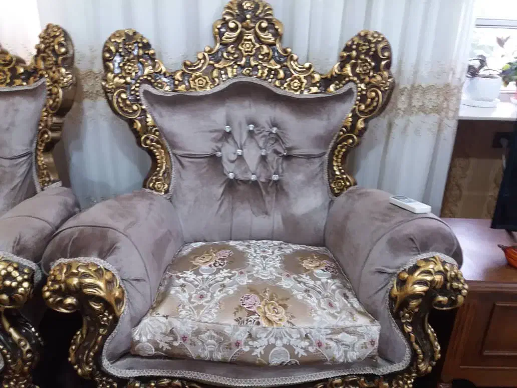 مبلمان ۹ نفره - فروش فوری|مبلمان خانگی و میز عسلی|شاهین دژ, |دیوار