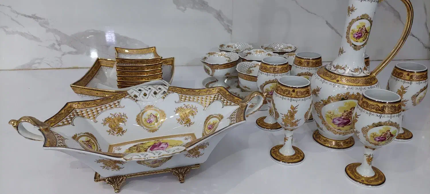 ظروف آنتیک لرد شید اصل|ظروف سرو و پذیرایی|آبادان, |دیوار