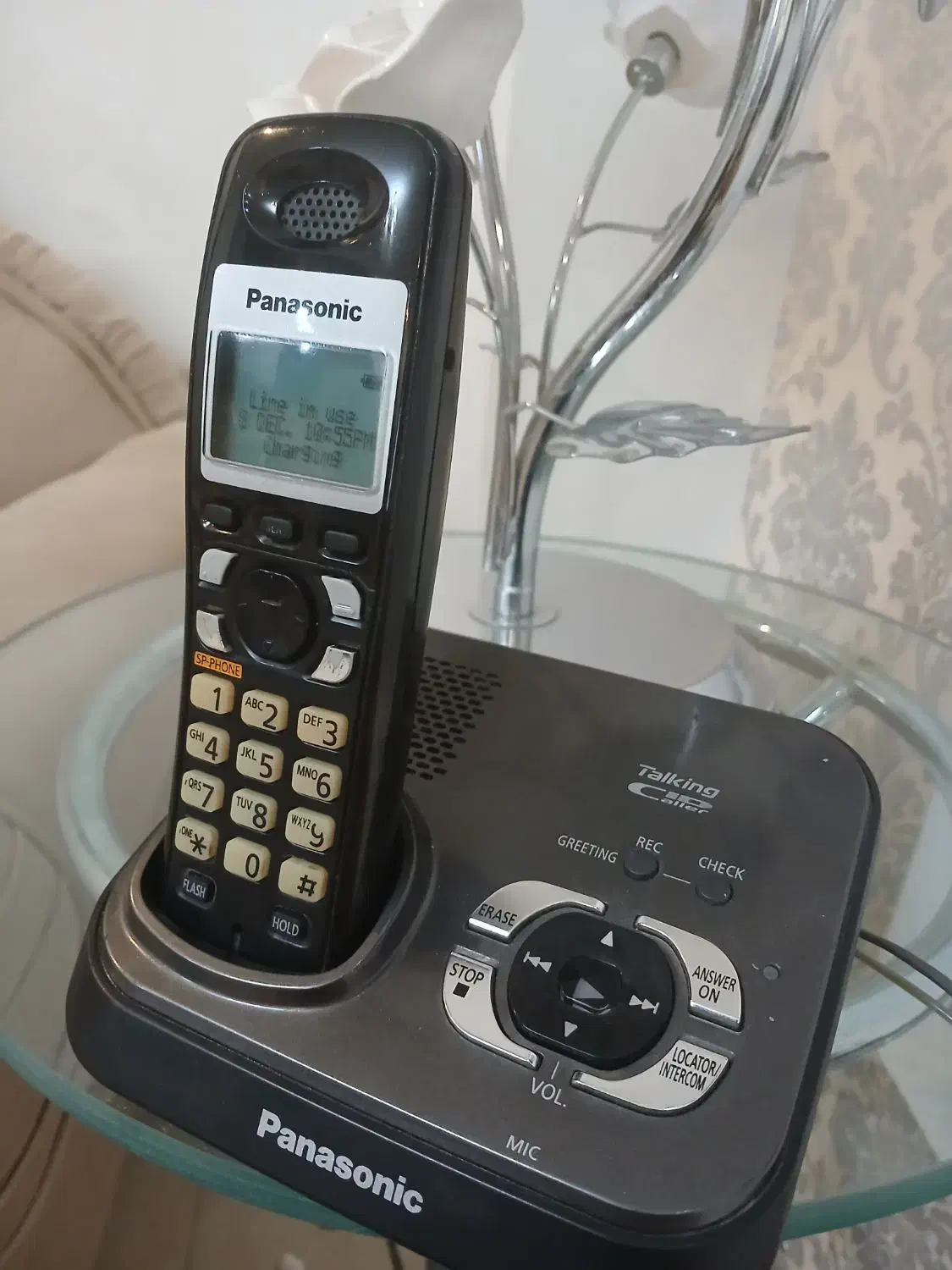 تلفن بی سیم پاناسونیک ساخت مالزی|تلفن رومیزی|رشت, نظری|دیوار