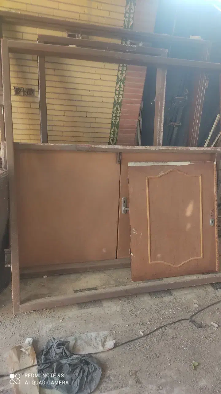 چها چوب کمد دیواری همراه با درب|جاکفشی، کمد، دراور|زابل, |دیوار