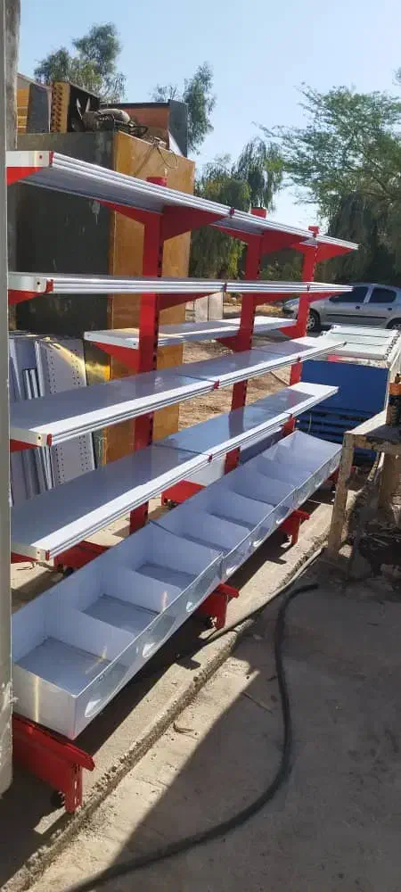 قفسه دو طرفه و جای حبوبات و آجیل درحدنو مشابه نو|فروشگاه و مغازه|مسجد سلیمان, |دیوار