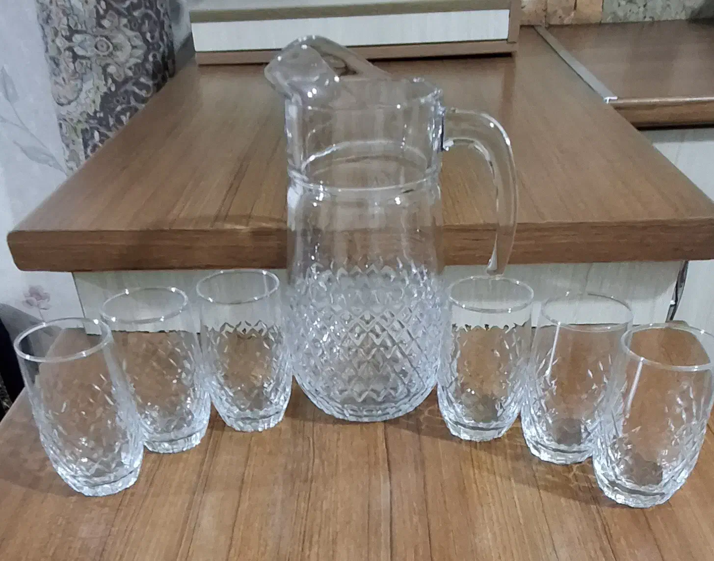 سرویس پارچ لیوان|ظروف سرو و پذیرایی|کهریزک, |دیوار