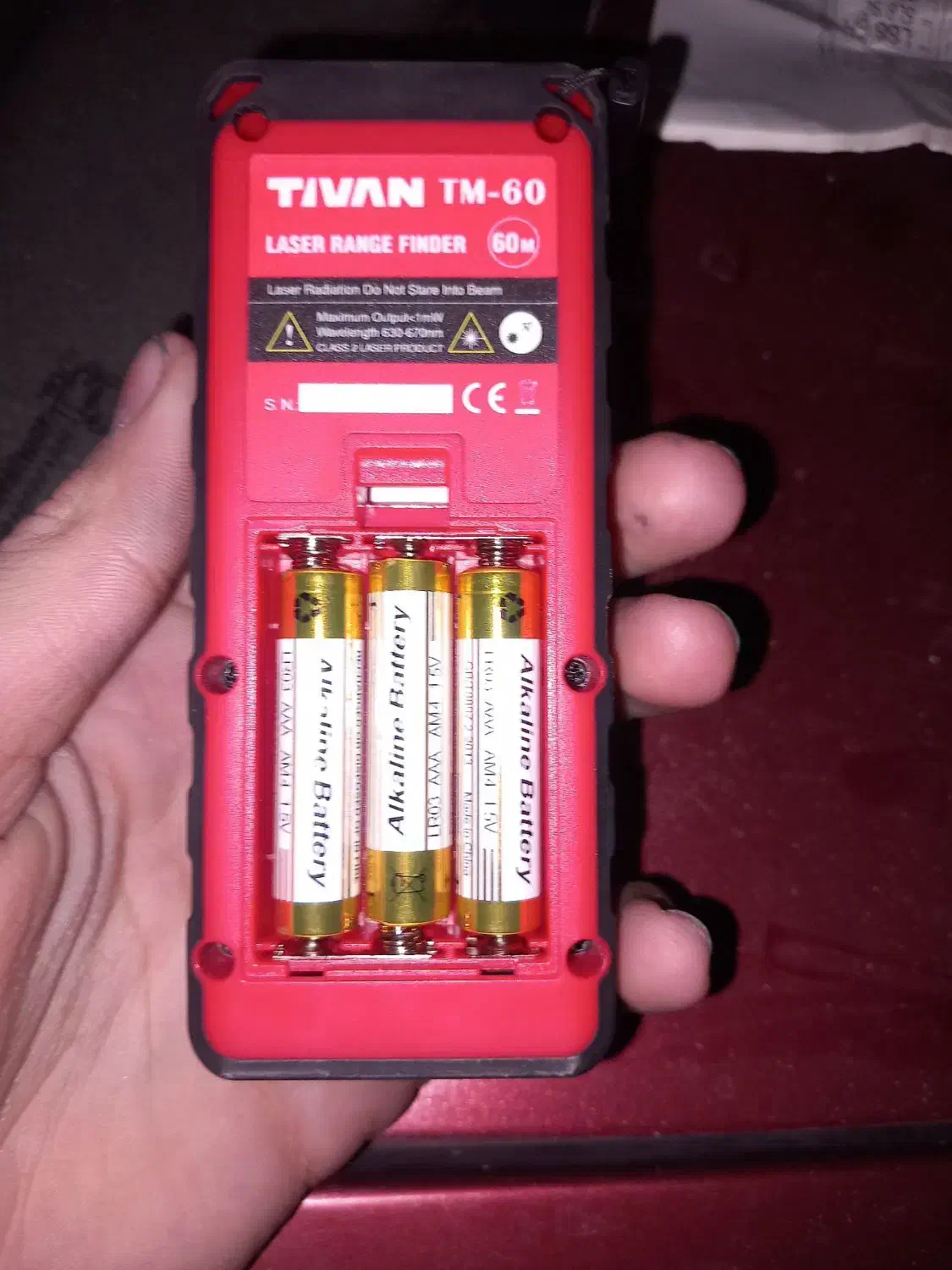 متر لیزری ۶۰ متری  در حد نو  چند بار استفاده شده|ابزارآلات|نسیم‌شهر, |دیوار