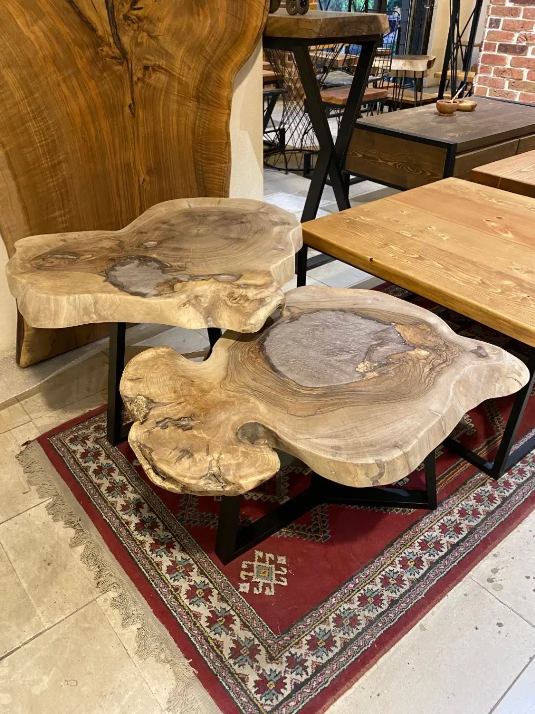 میز جلو مبلی چوب طبیعی|مبلمان خانگی و میز عسلی|شهریار, شهریار|دیوار