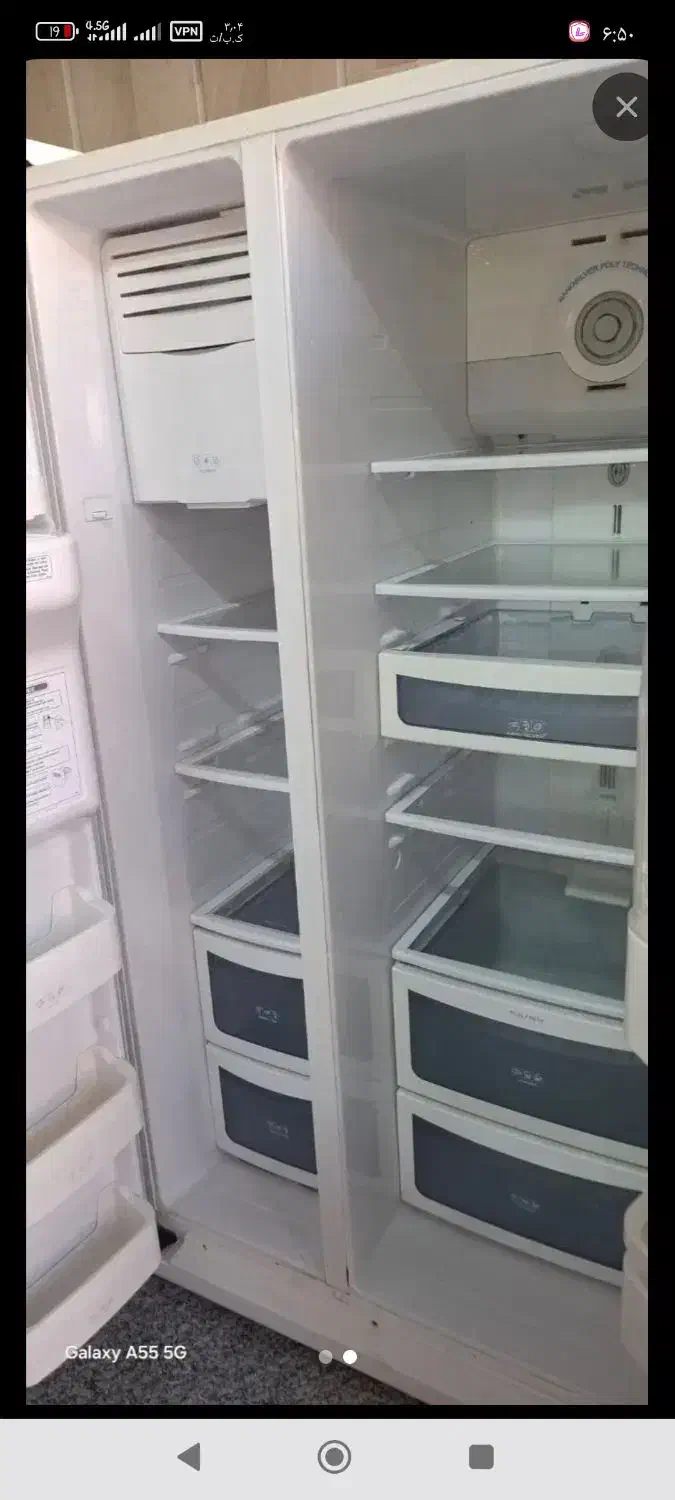 یخچال ساید اسنوا|یخچال و فریزر|تهران, خاک سفید|دیوار