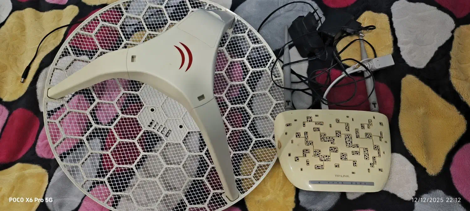 رادیو آنتن وایرلس میکروتیک مدل LHG5 و مودم tplink|مودم و تجهیزات شبکه|مسجد سلیمان, |دیوار