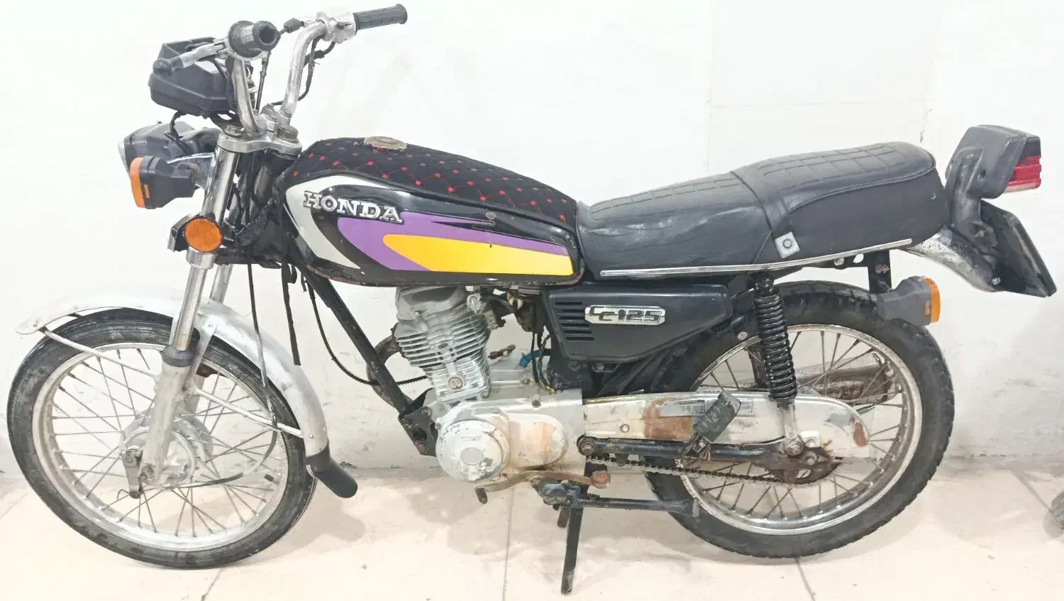 فروش موتورسیکلت۱۲۵هیرمن مدل۸۸ پلاک ملی مدارک تکمیل|موتورسیکلت|چاه ورز, |دیوار