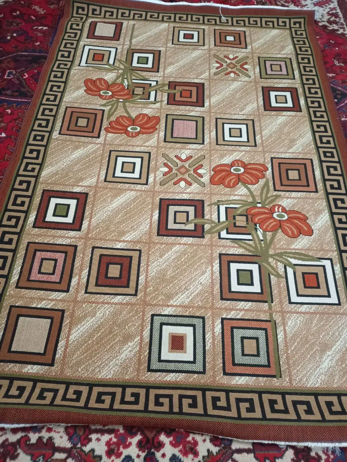 فرش ماهی دوعدد واشپزخانه|فرش|سهند, |دیوار