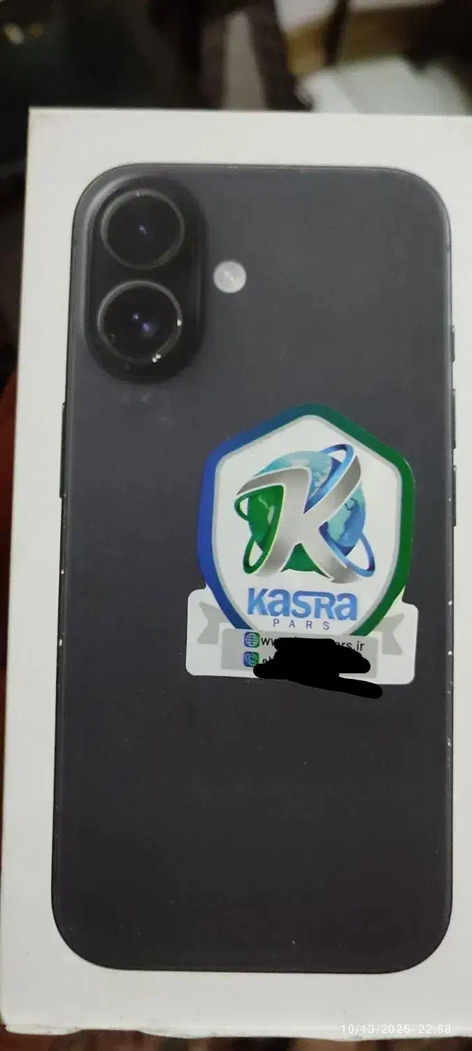 آیفون 16 نرمال 256 آکبند - شرکتی (مشکی)|موبایل|تهران, جنت‌آباد جنوبی|دیوار