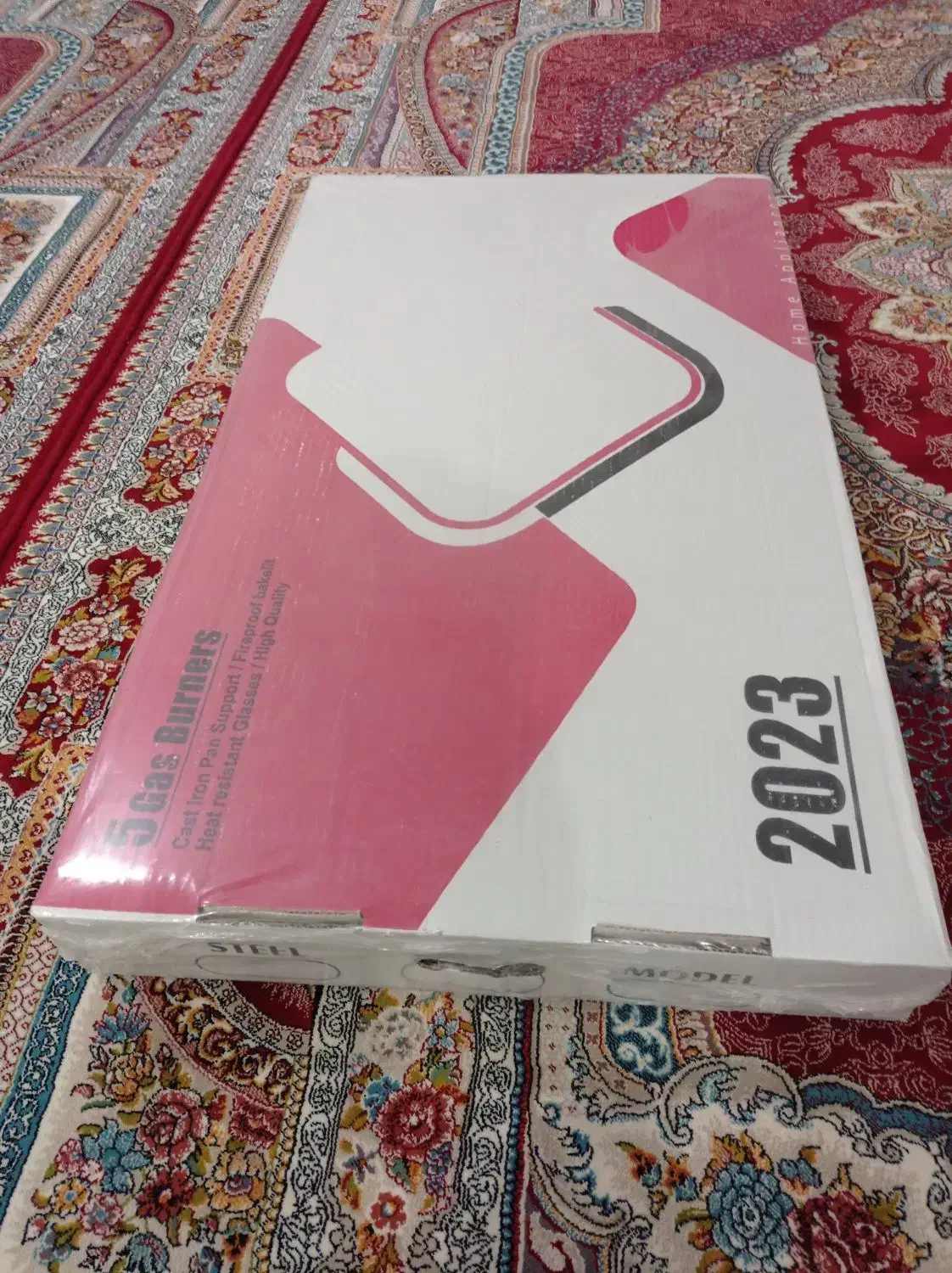 گاز صفحه ای بورانس شیشه ای 5 شعله|اجاق گاز و لوازم برقی پخت‌وپز|ایلام, |دیوار