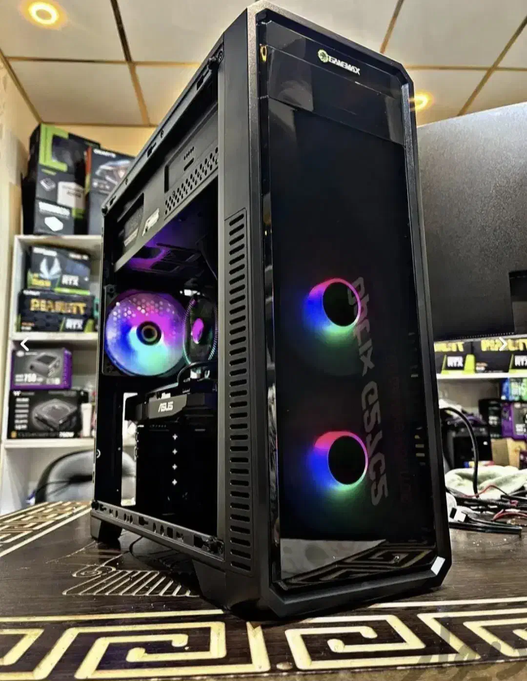 سیستم ،کیس ،کامپیوتر ،گیمینگ طراحی رندرینگ/ اقساطی|رایانه رومیزی|قم, نیروگاه|دیوار