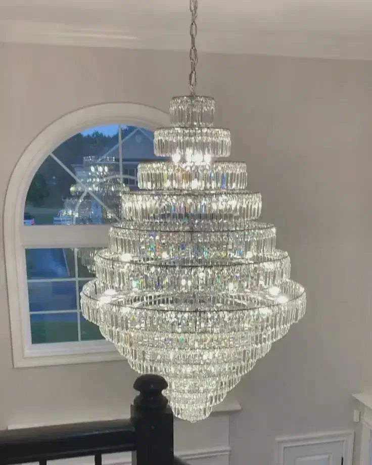 لوستر دوبلکس و بلند ، لوستر ارتفاع بلند|لوستر و چراغ آویز|تهران, منیریه|دیوار