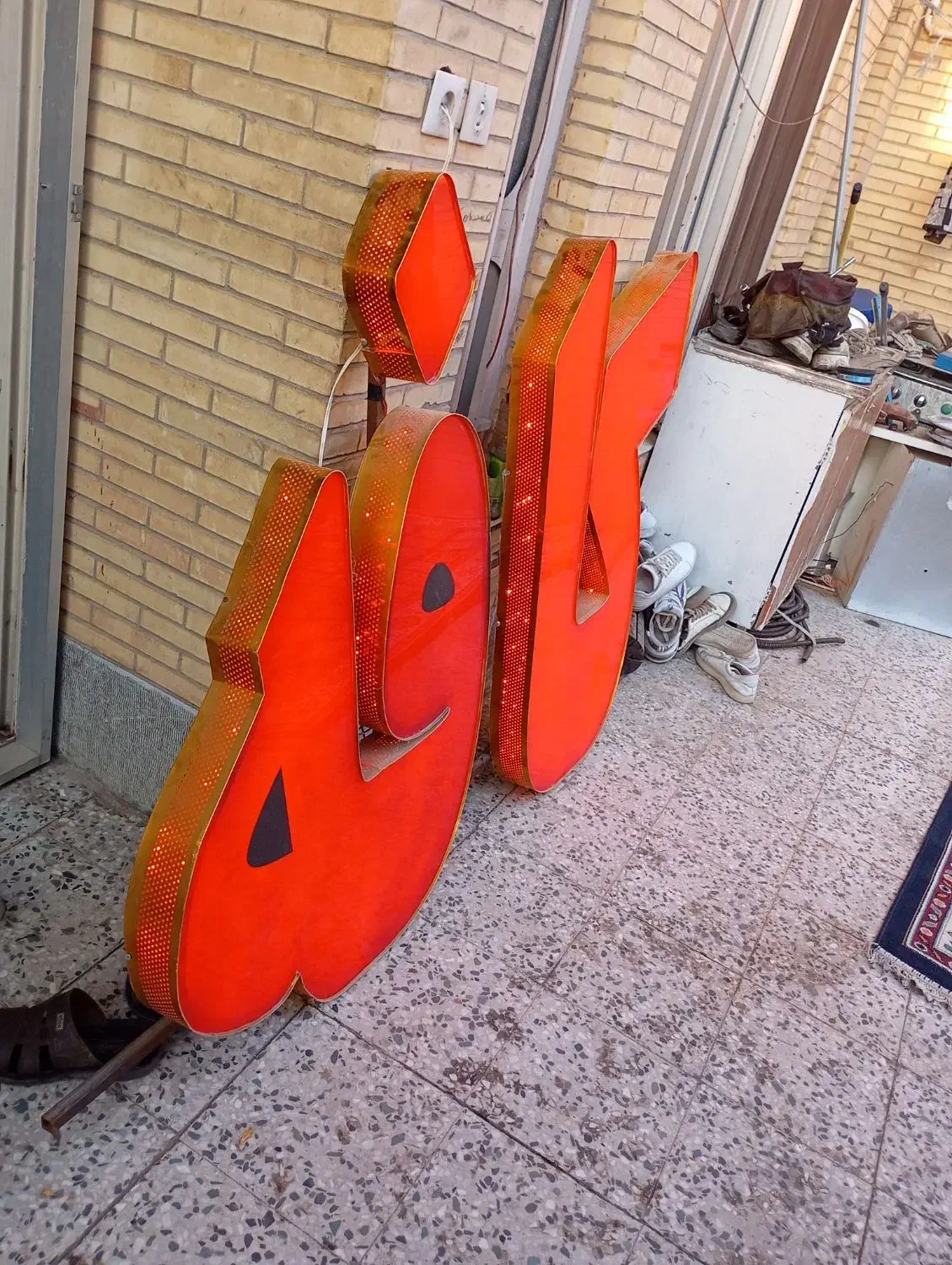 تابلو کافه بزرگ منقل کبابی تابلو چشمک زن|کافی‌شاپ و رستوران|کرمان, |دیوار