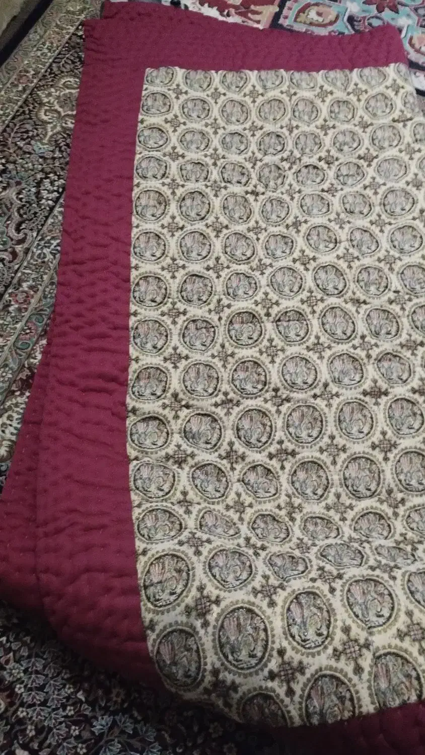 لحاف پنبه ای ترمه|رختخواب، بالش، پتو|کرمان, |دیوار