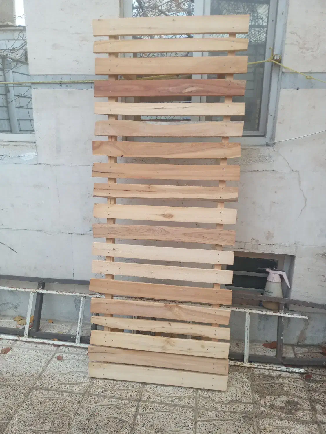 تخت خواب چوبی دونفره بدون دوشک برای فروش|تخت و سرویس خواب|زنجان, |دیوار