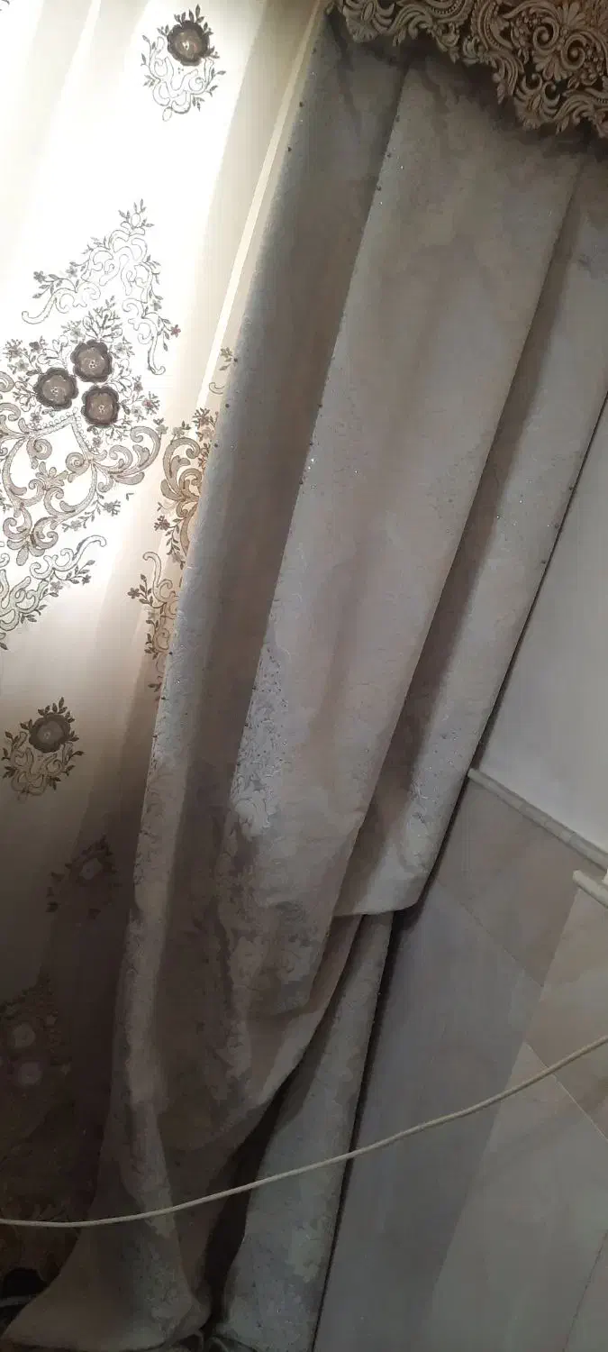 پرده|پرده، رانر، رومیزی|قم, شهرک فاطمیه|دیوار