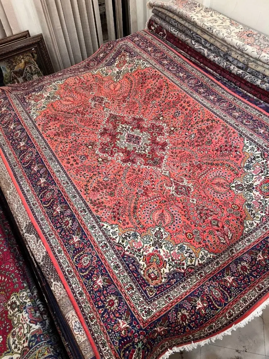 ۹متری دستباف تبریز ریز نقش سالم|فرش|تهران, جهاد|دیوار