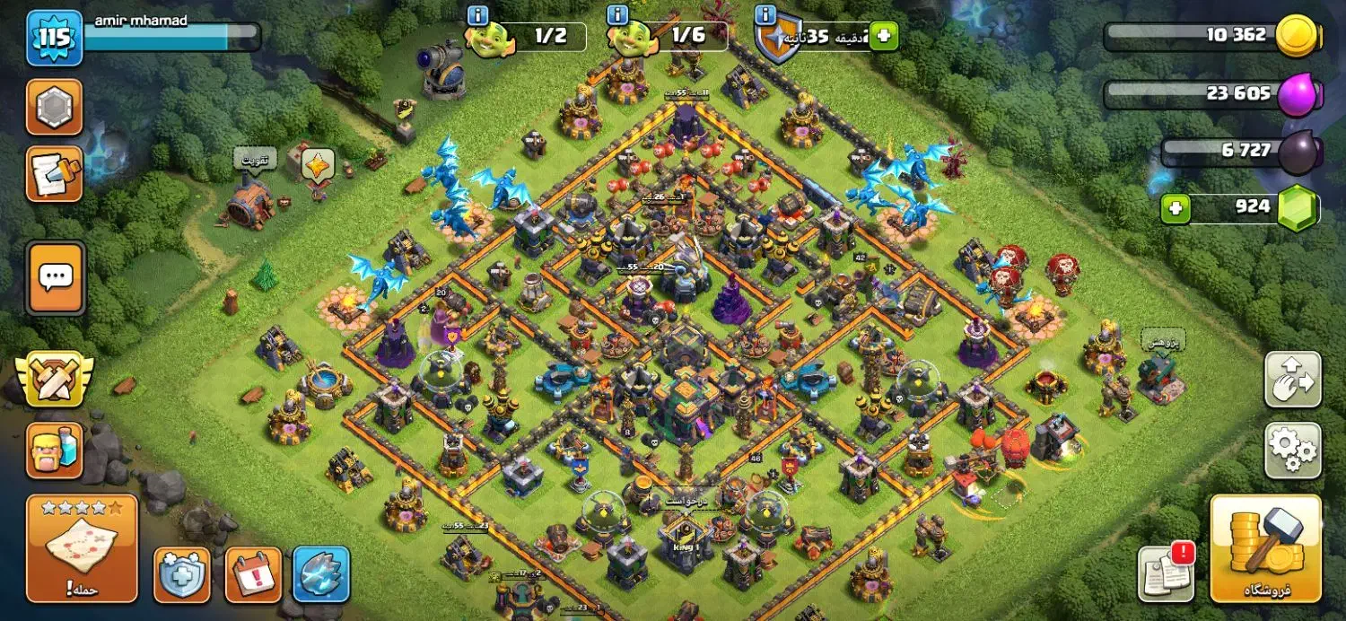 اکانت کلش آف کلنز تان 14|کنسول، بازی ویدئویی و آنلاین|کلاله, |دیوار