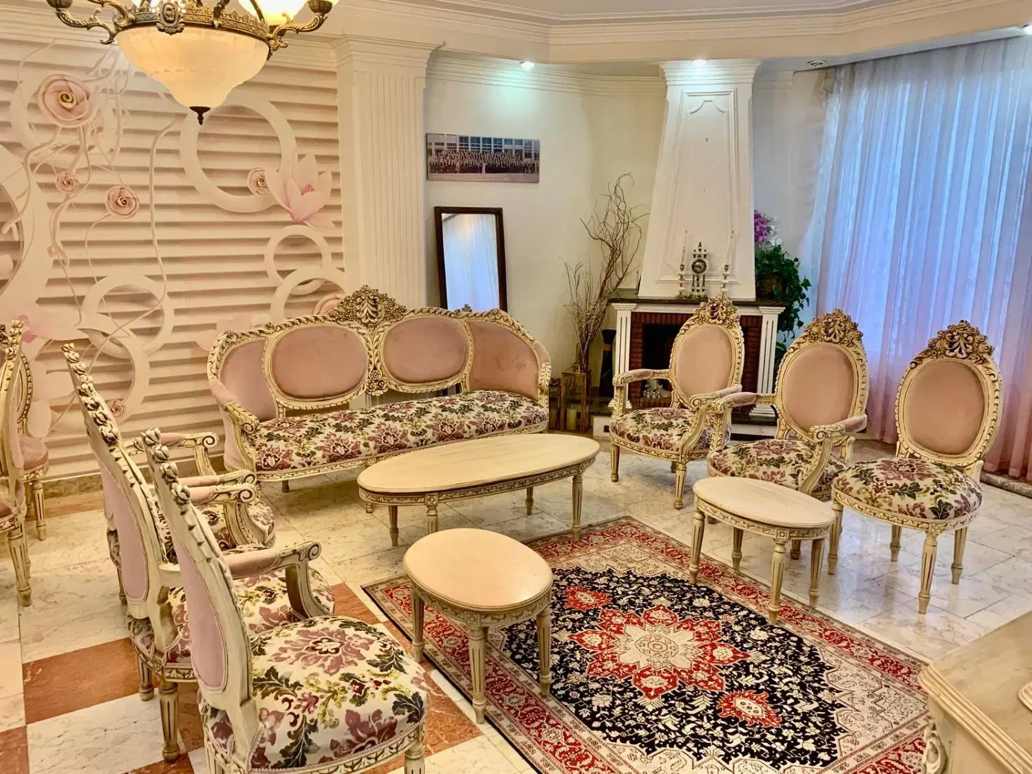 مبلمان سلطنتی ۹ نفره - کیفیت و ساخت صادراتی|مبلمان خانگی و میز عسلی|تهران, سازمان برنامه جنوبی|دیوار