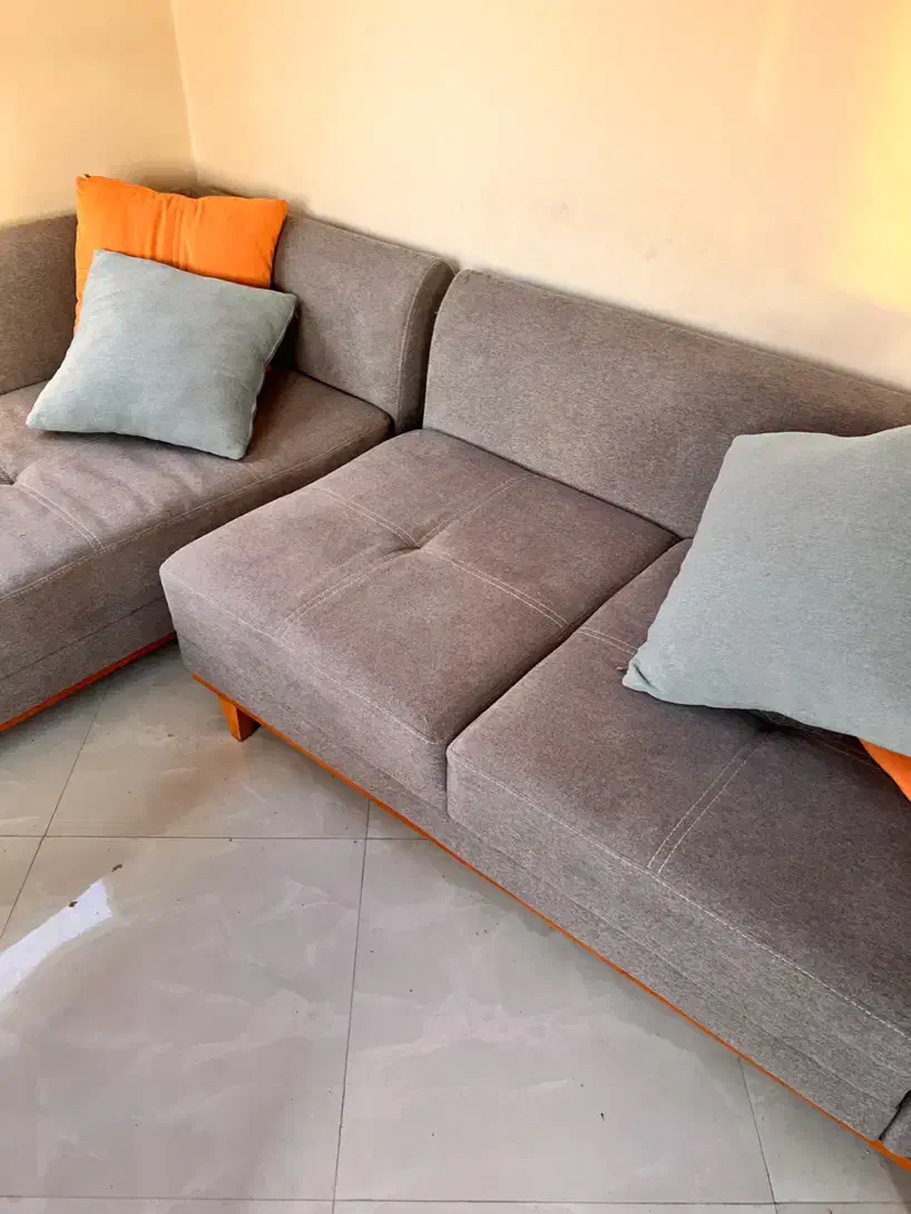 مبل ال خاکستری|مبلمان خانگی و میز عسلی|تهران, فرحزاد|دیوار