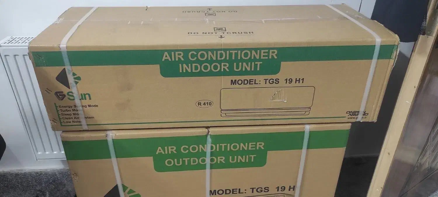 کولرگازی 19000 جی سان سرد و گرم|کولر گازی و فنکوئل|تاکستان, |دیوار