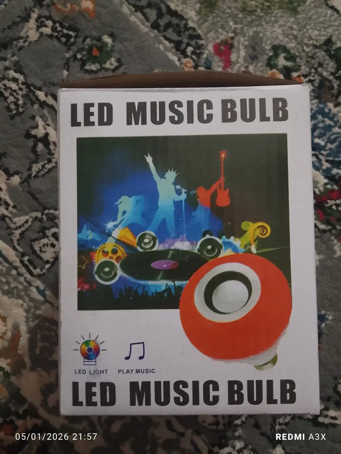 لامپ خواب موزیکال|چراغ خواب و آباژور|کرمان, |دیوار