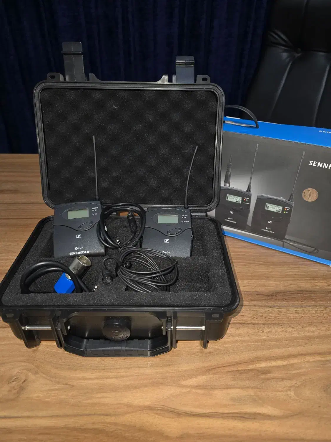 میکروفن سنهایزر بهمراه هارد باکس|آلات موسیقی|قم, زنبیل آباد|دیوار