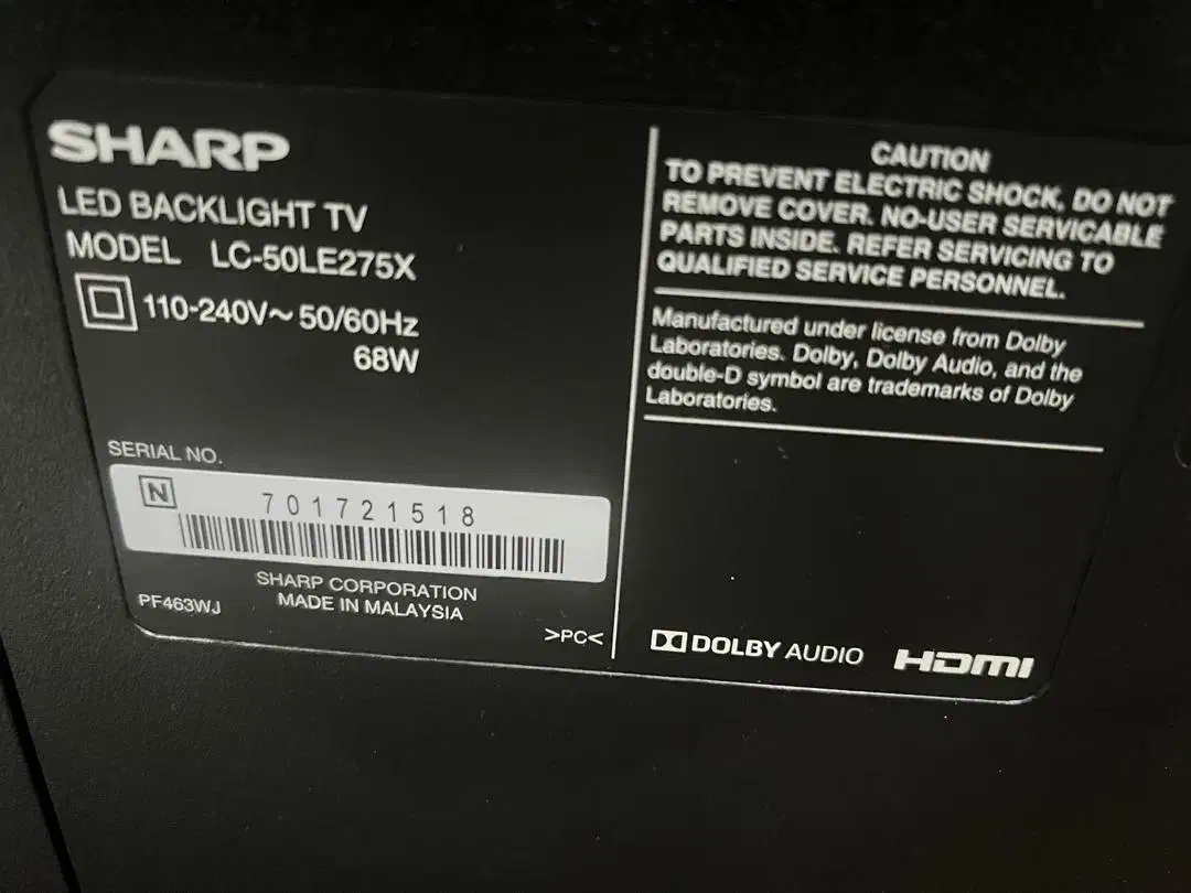 تلویزیون ال ای دی ۵۰ اینچ فول hd|تلویزیون و پروژکتور|تبریز, |دیوار