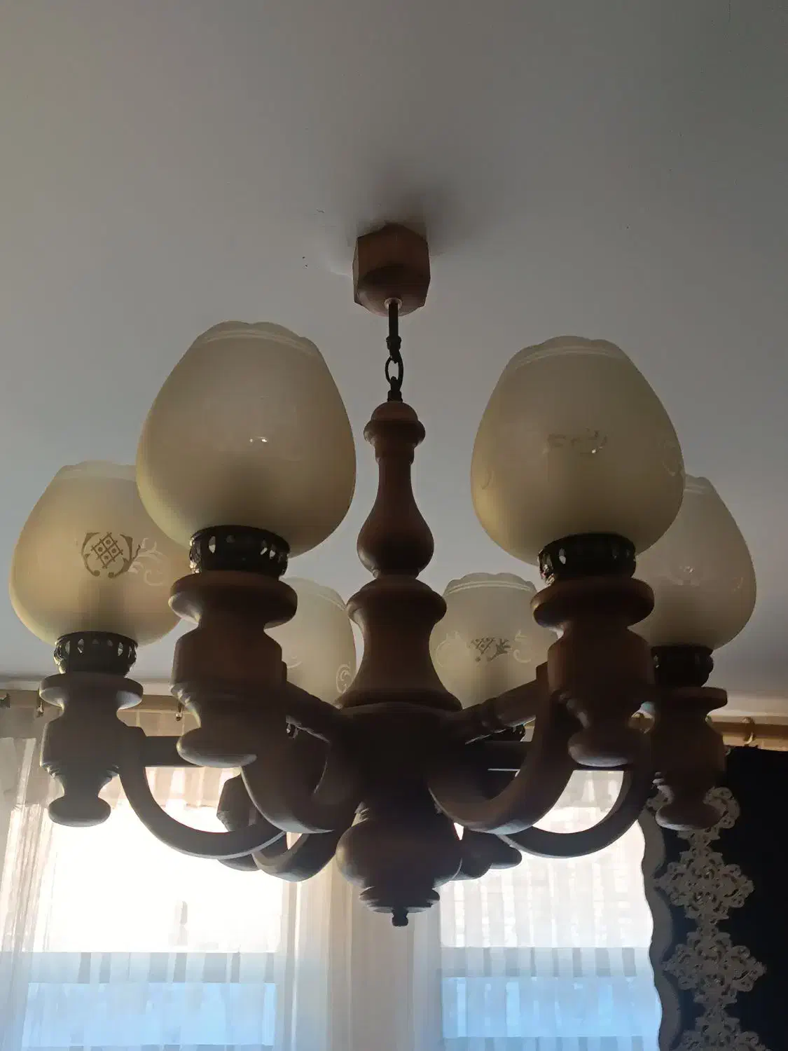 لوستر|لوستر و چراغ آویز|تاکستان, |دیوار