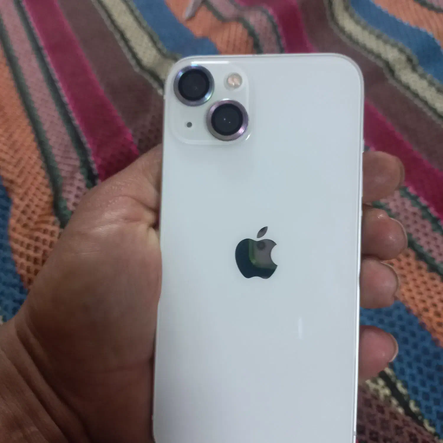 ایفون ۱۳نورمال سفید|موبایل|کرمان, |دیوار