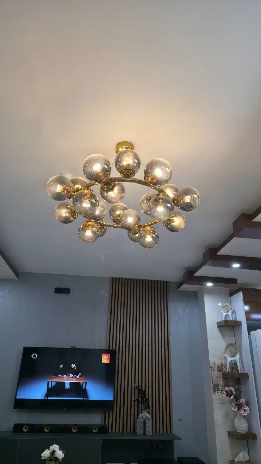 لوستر|لوستر و چراغ آویز|شاهین‌شهر, خانه کارگر|دیوار