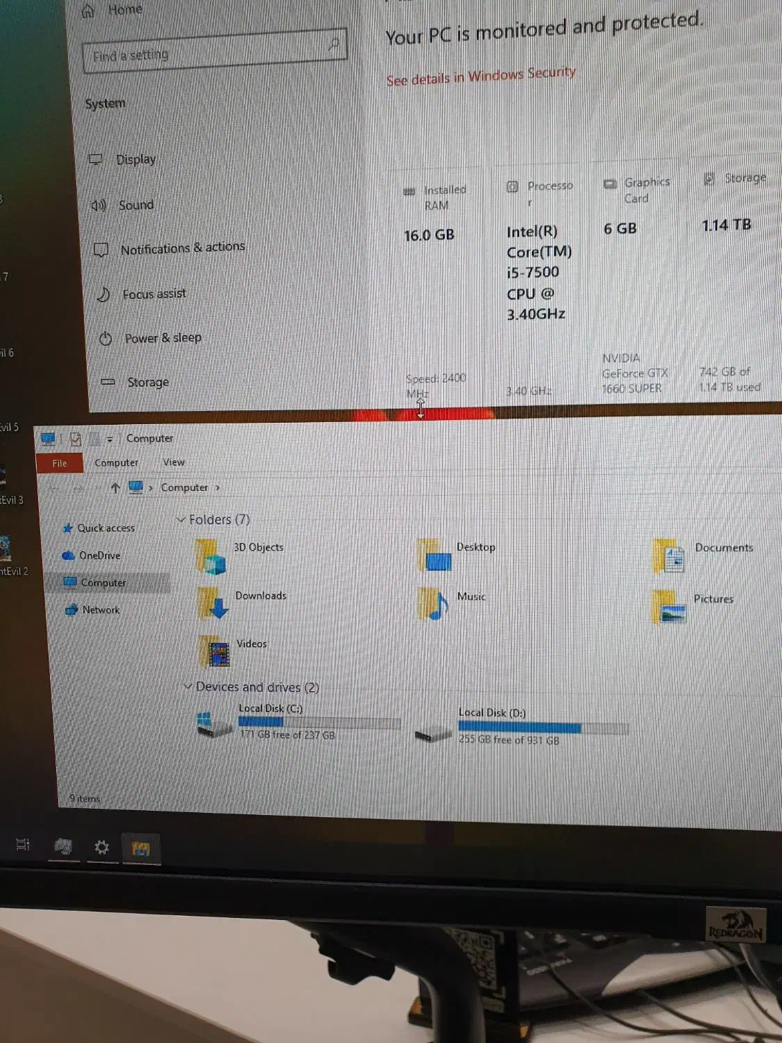 کیس کامپیوتر گیمینگ|رایانه رومیزی|بروجرد, |دیوار