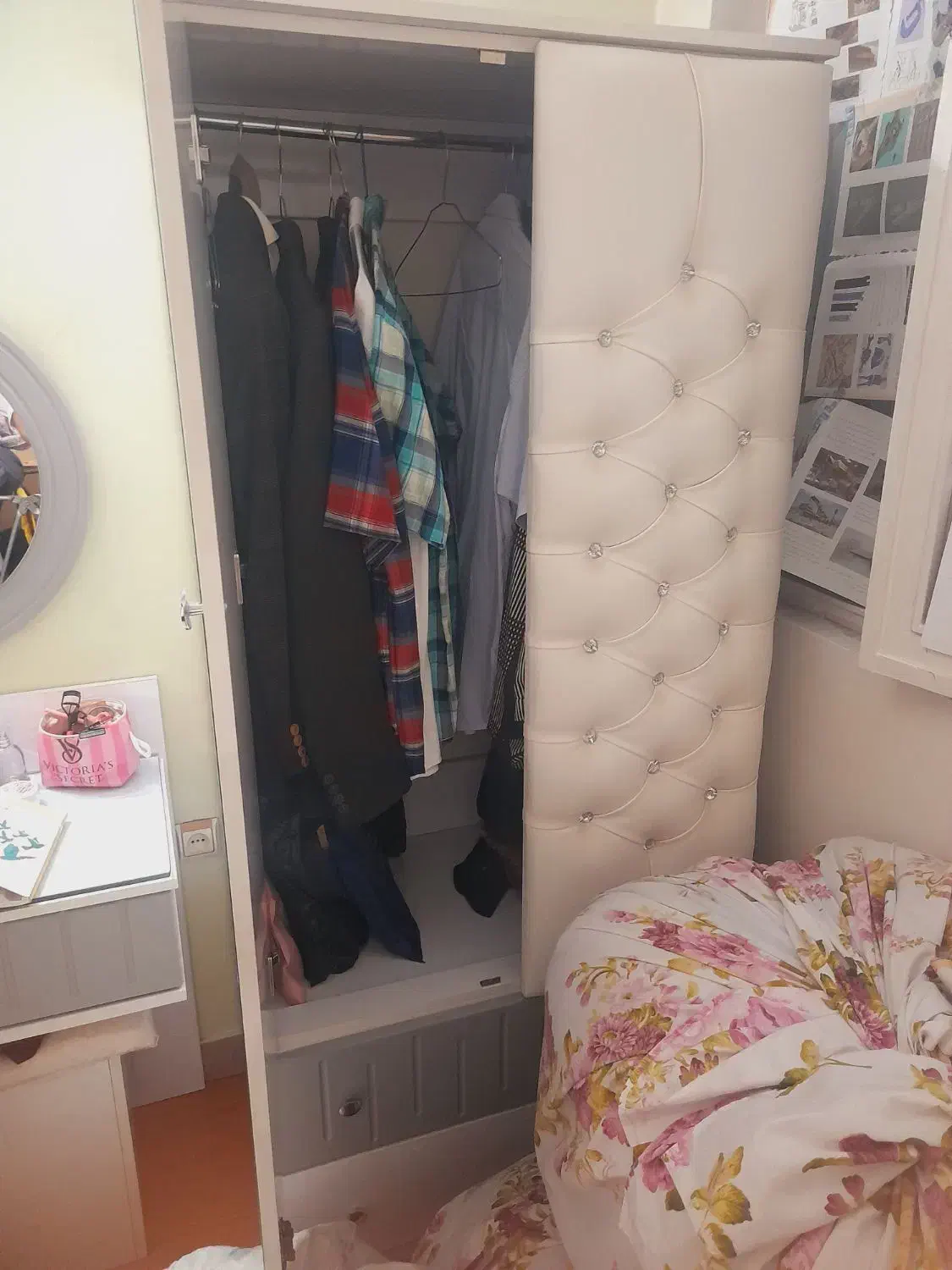 کمد لباس دودرب رگال دار و دوکشو جا دار|جاکفشی، کمد، دراور|تهران, قیام|دیوار