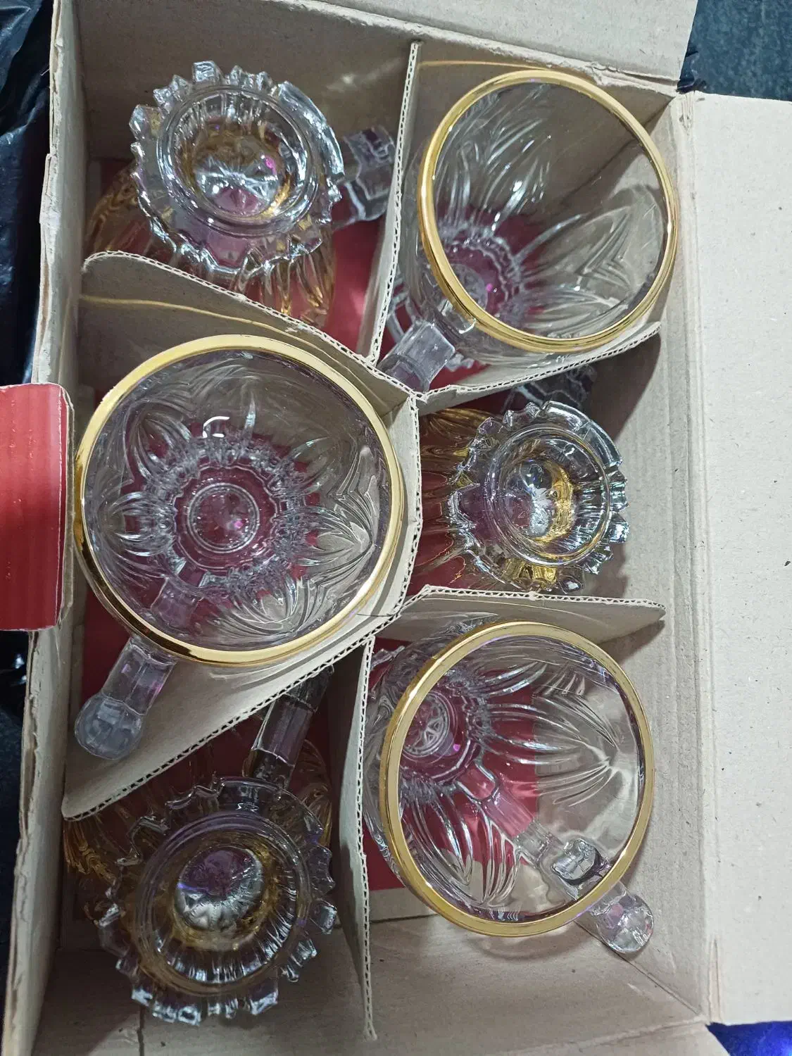 فنجان لب طلایی نو|ظروف سرو و پذیرایی|کرمانشاه, |دیوار